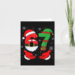 67 Six Seven 6 7 Meme Xmas E Couple Christmas Matc Card