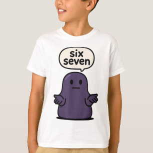 67 Six Seven 6-7 Midnight Blob Slime - Kid Brainro T-Shirt