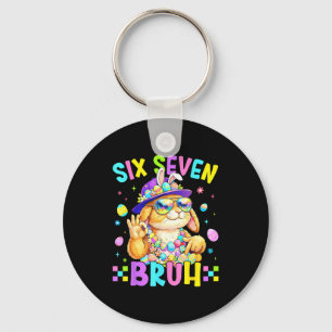 67 Six Seven Bruh Bunny For Kids Girls Boy Women E Keychain