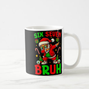 67 Six Seven Bruh Funny Christmas 6 7 Meme Men Wom Coffee Mug
