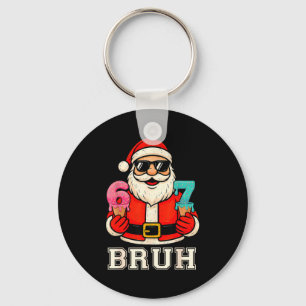 67 Six Seven Burh Funny Christmas 6 7 Meme Men Wom Keychain