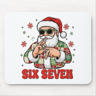 67 Six Seven Burh Funny Christmas 6 7 Meme Men Wom Mouse Pad