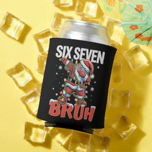 67 Six Seven Burh Santa Dab Christmas 6 7 Meme  Can Cooler