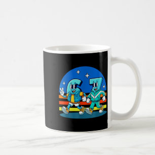 67 Six Seven Fun Meme Funny Design Kids School Coffee Mug