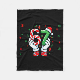67 Six Seven Funny Christmas Joke 6 7 Meme Boys Gi Fleece Blanket