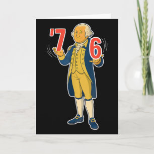 67 Six Seven Funny George Washington Meme Card