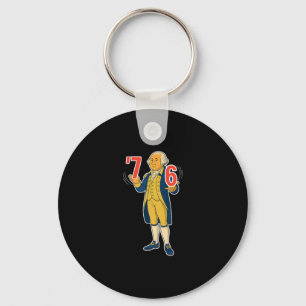 67 Six Seven Funny George Washington Meme  Keychain
