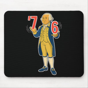 67 Six Seven Funny George Washington Meme T-shirt_ Mouse Pad