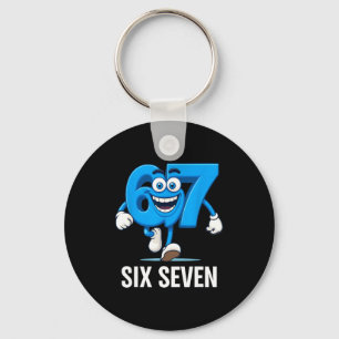 67 Six Seven Funny Italian Brainrot Kids Gaming Vi Keychain