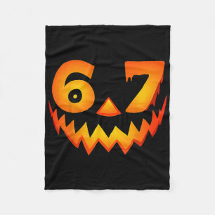 67 Six Seven Halloween Costume For Students Teache Fleece Blanket
