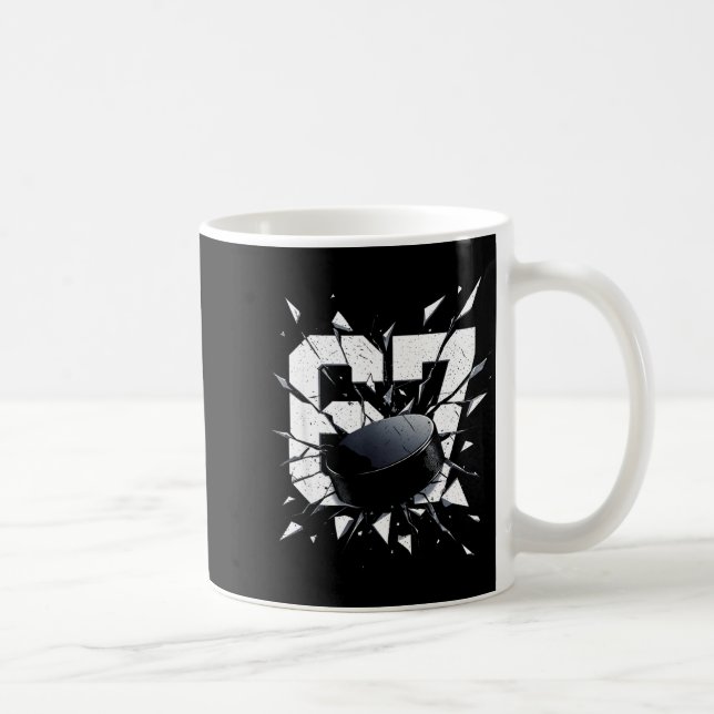 67 Six Seven Hockey Gen Alpha Brainrot Meme  Coffee Mug (Right)