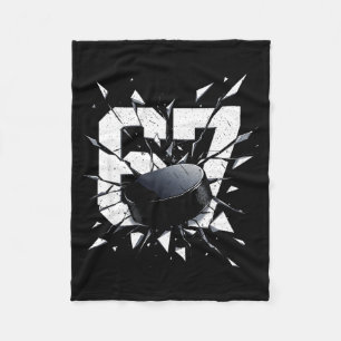 67 Six Seven Hockey Gen Alpha Brainrot Meme Fleece Blanket
