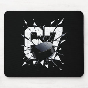 67 Six Seven Hockey Gen Alpha Brainrot Meme  Mouse Pad