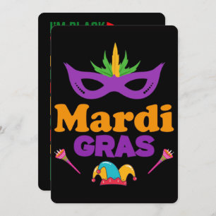 67 Six Seven Mardi-Gras Black History 2026 Holiday Card