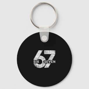 67 Six Seven Meme 2 Keychain