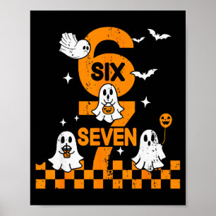 67 Six Seven Meme 6 7 Couple Matching Halloween Co Poster