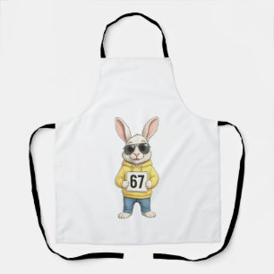 67 Six Seven Meme 6 7 Funny Easter Day for Boys Me Apron
