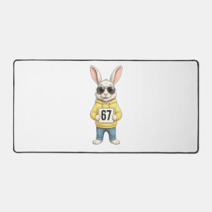 67 Six Seven Meme 6 7 Funny Easter Day for Boys Me Desk Mat