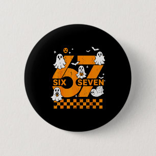 67 Six Seven Meme Fun 6 7 Couple Matching Hallowee 2 Inch Round Button