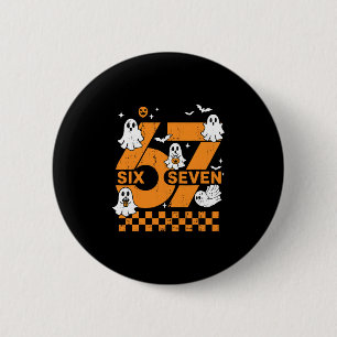 67 Six Seven Meme Fun 6 7 Couple Matching Hallowee 2 Inch Round Button