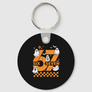 67 Six Seven Meme Fun 6 7 Couple Matching Hallowee Keychain