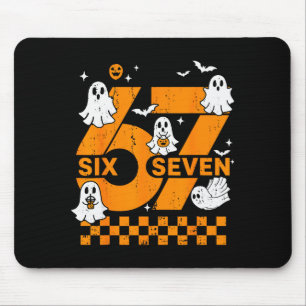 67 Six Seven Meme Fun 6 7 Couple Matching Hallowee Mouse Pad