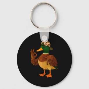 67 Six Seven Meme Mallard Duck Hunting Season Boy Keychain
