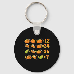 67 Six Seven Meme Math Thanksgiving Equation Logic Keychain