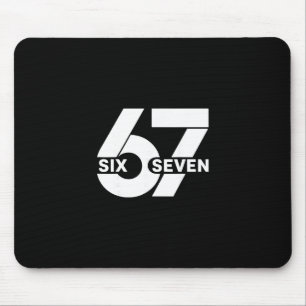 67 Six Seven Meme Mouse Pad