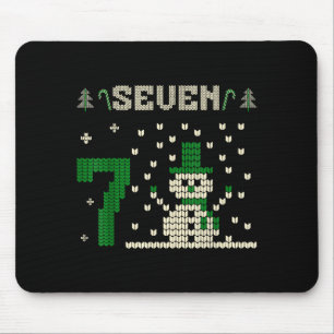 67 Six Seven Meme Snowman Christmas Couple Matchin Mouse Pad