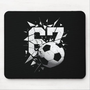 67 Six Seven Soccer Gen Alpha Brainrot Meme Mouse Pad