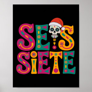 67 Six Seven Spanish Teacher Bilingual Seis Siete  Poster