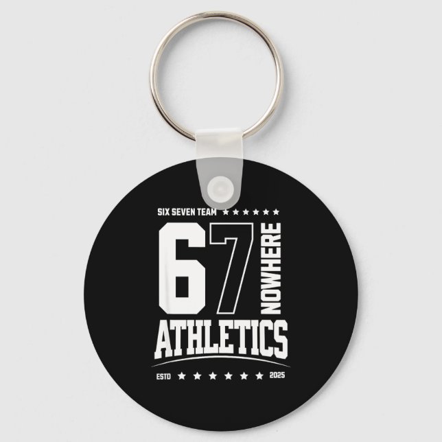 67 Six Seven Srts Athletics  Keychain (Front)