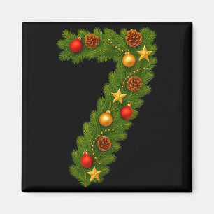 67 Sixty Seven Christmas Pajamas Holiday Funny 6 7 Magnet