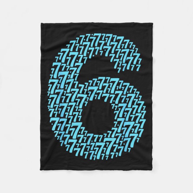 67 Sixty Seven Halloween Costume Design Funny 6 7  Fleece Blanket (Front)