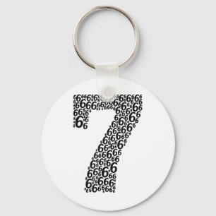 67 Sixty Seven Halloween Costume Design Funny 6 7 Keychain