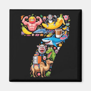 67 Sixty Seven Halloween Costume Design Funny 6 7 Magnet