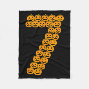 67 Sixty Seven Halloween Costume Pumpkins Funny 6  Fleece Blanket