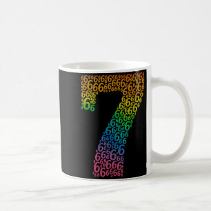 67 Sixty Seven Halloween Costume Rainbow Funny 6 7 Coffee Mug