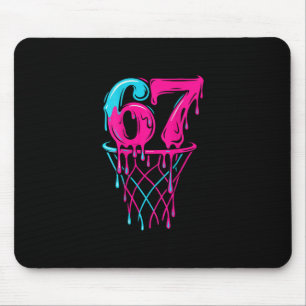 67 Sketll Drip Six Seven Funny Gen Alpha  Mouse Pad