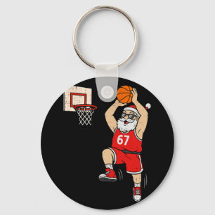 67 Sketll Santa Six Seven Meme Christmas Sport Men Keychain