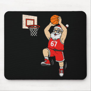 67 Sketll Santa Six Seven Meme Christmas Sport Men Mouse Pad