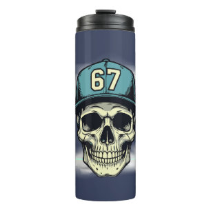 67 Skull Thermal Tumbler
