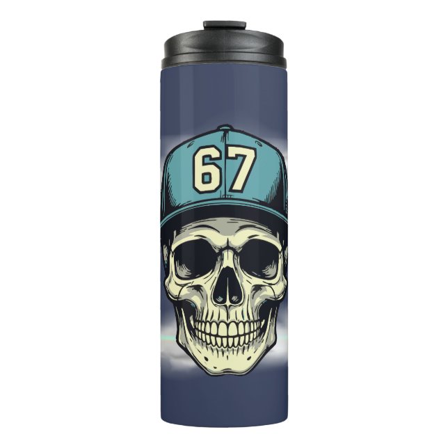 67 Skull Thermal Tumbler (Front)