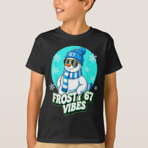 67 Snowman Vibes Winter Six Seven Christmas Meme K T-Shirt