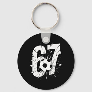 67 Soccer Six Seven 6 7 Meme 67 _2  Keychain