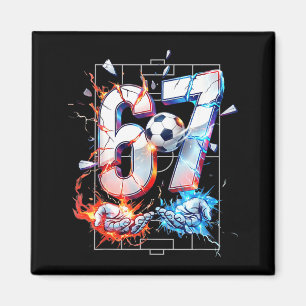 67 Soccer Six Seven Soccer 6 7 Kids Boys Girls Fun Magnet