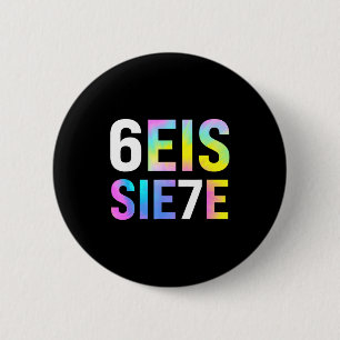 67 Spanish Meme Seis Siete Six Seven Funny Spaniea 2 Inch Round Button