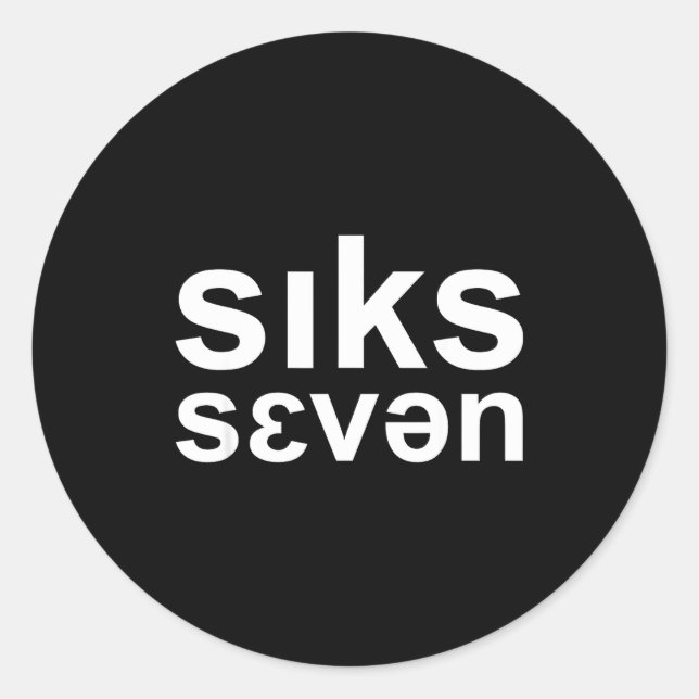 67 Speech Therapy Meme Ipa Funny Six Seven Slp  Classic Round Sticker (Front)