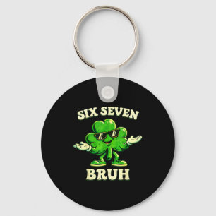 67 st patricks day shirts for kids boys six seven6 keychain